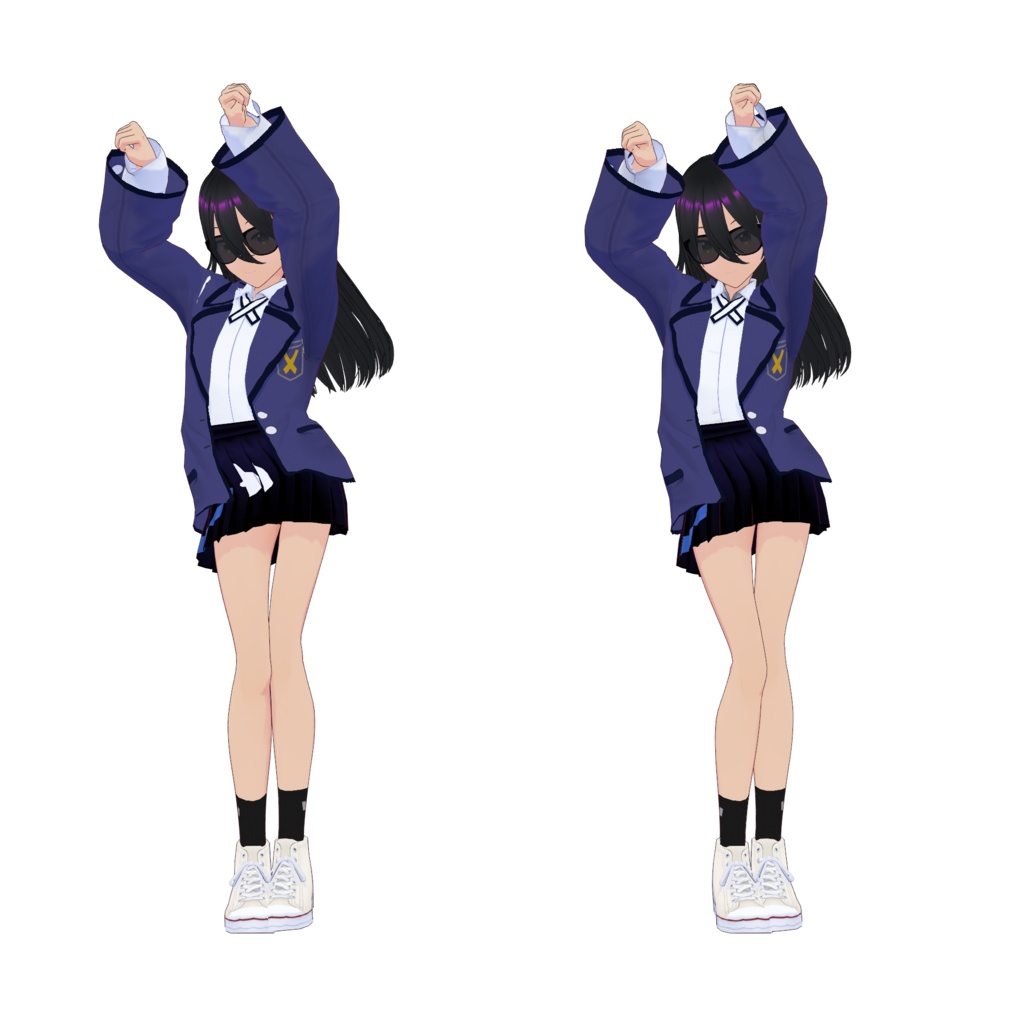 無料配布VRoid衣装 イリーガル運び屋スタイル「コンニチハオイソギデスカ」