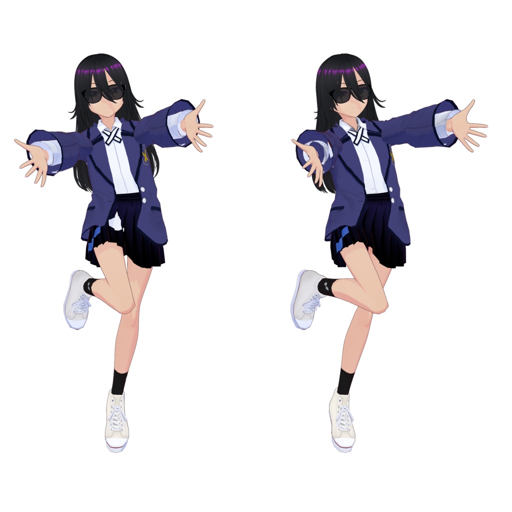 無料配布VRoid衣装 イリーガル運び屋スタイル「コンニチハオイソギデスカ」