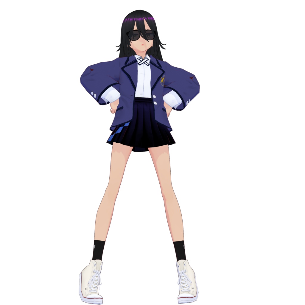 無料配布VRoid衣装 イリーガル運び屋スタイル「コンニチハオイソギデスカ」