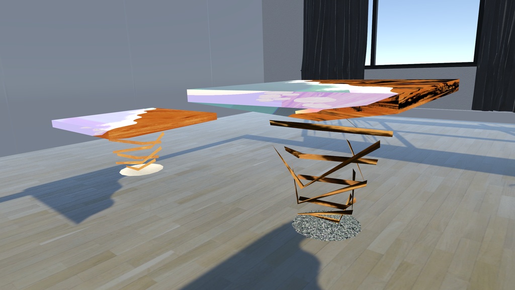 海辺を表現したテーブル【Table】