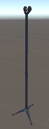 猫の手で挟むマイクスタンド / Cat's Paw Microphone Stand