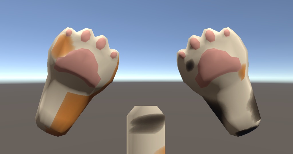 猫の手で挟むマイクスタンド / Cat's Paw Microphone Stand