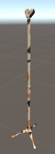 猫の手で挟むマイクスタンド / Cat's Paw Microphone Stand