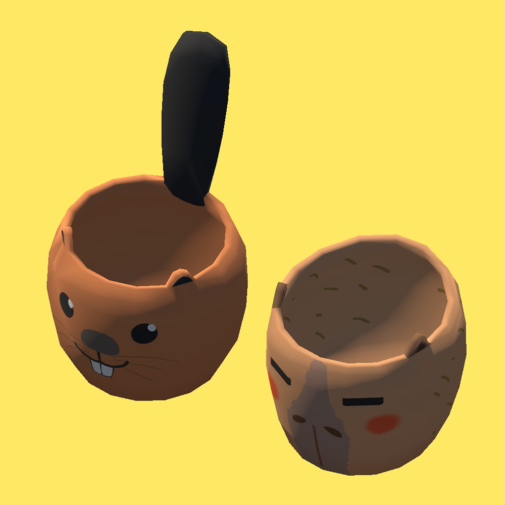 Ball Container_ ボールセット ビーバー&カピバラ