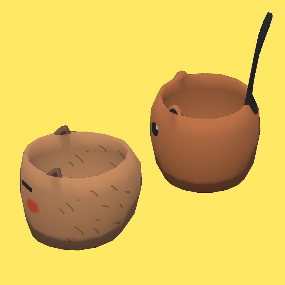 Ball Container_ ボールセット ビーバー&カピバラ