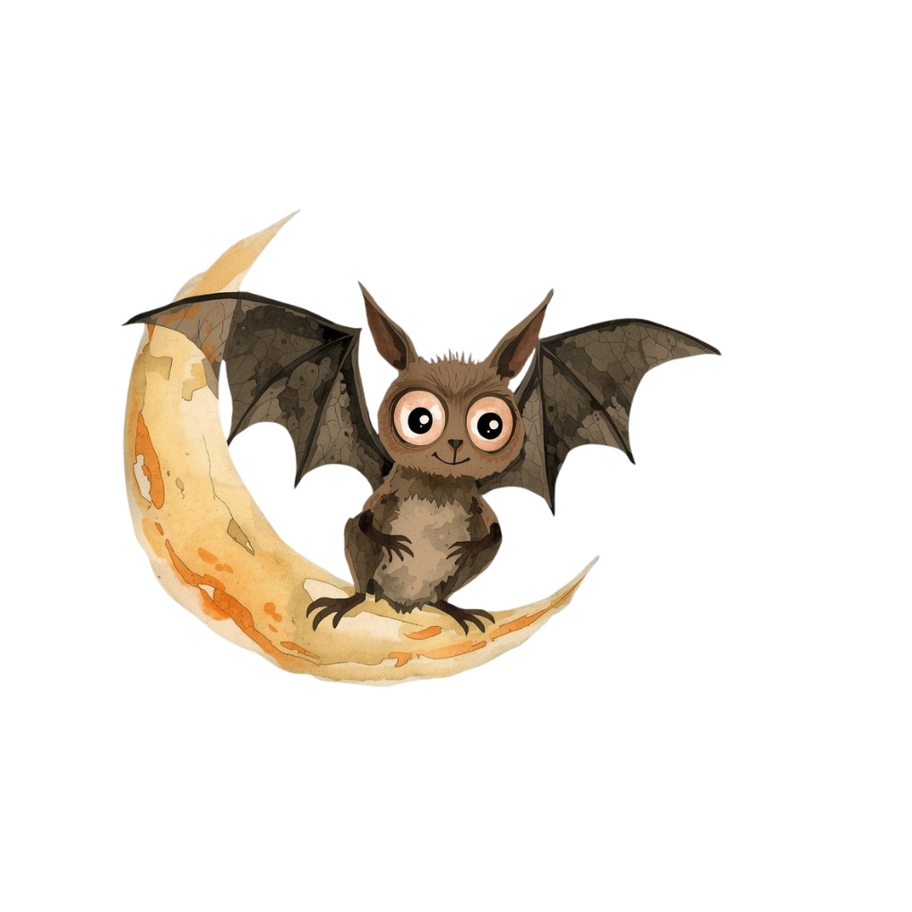 ふんわりハロウィンの小さな魔法クリップアート