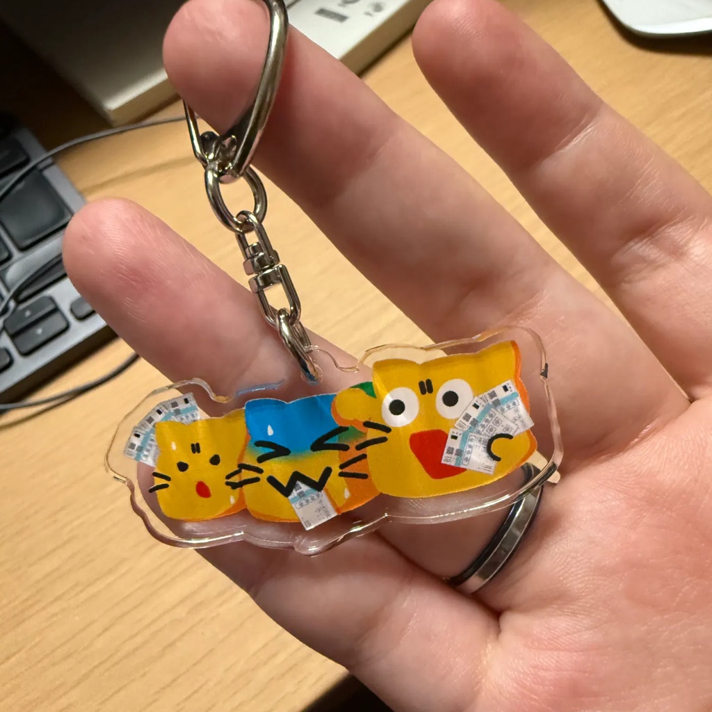 blobcat ギャンカスにゃぷぷアクキー