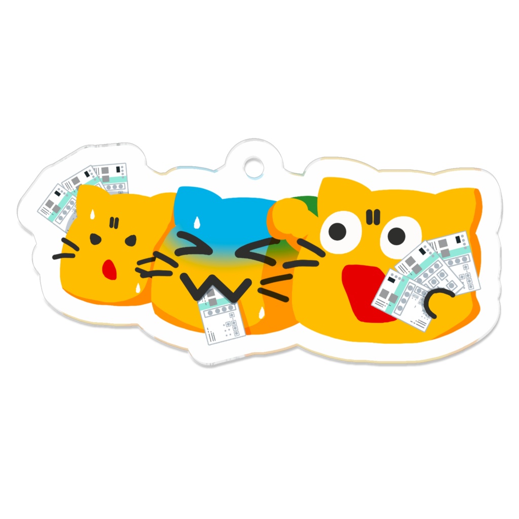 blobcat  ギャンカスにゃぷぷアクキー