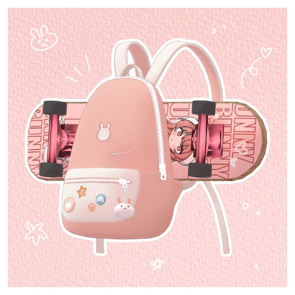 【6アバター対応】🐰 Skater Bunny 🐰