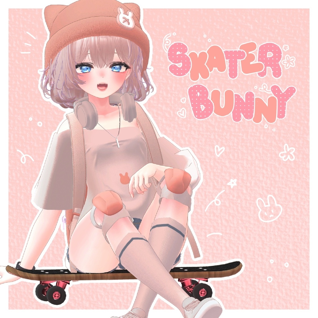 【6アバター対応】🐰 Skater Bunny 🐰