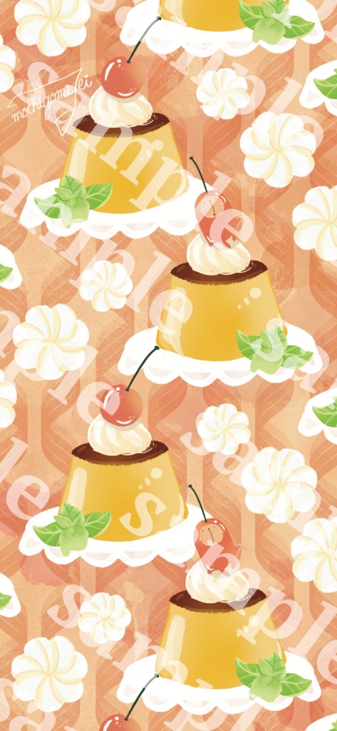 プリンコビタ 待受画像