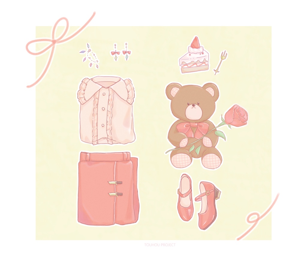 フランちゃんモチーフ マルチクロス