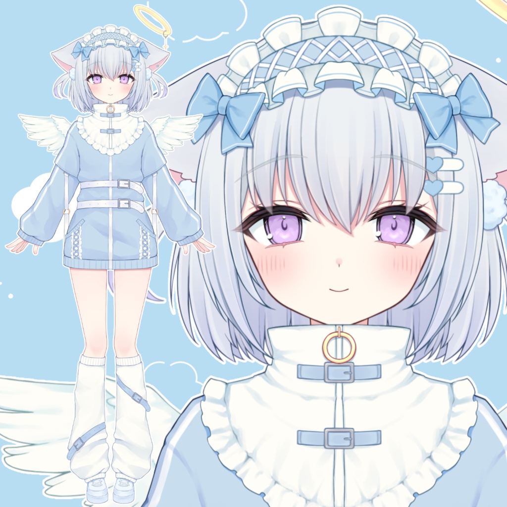 天使界隈の女の子【 汎用モデル / Vtube Studio 】