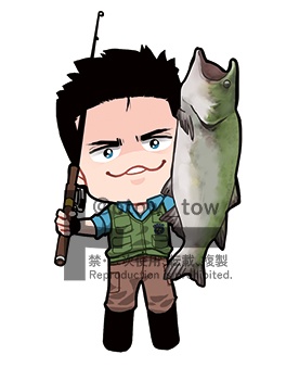 アクスタ：ドヤ顔バス釣りクリス君