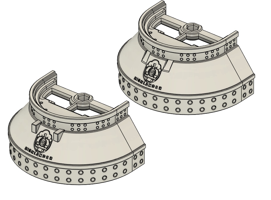 ハイランダー鉄道学園 BOSS・UNIT M45TYPE 【3Dプリンター】STL