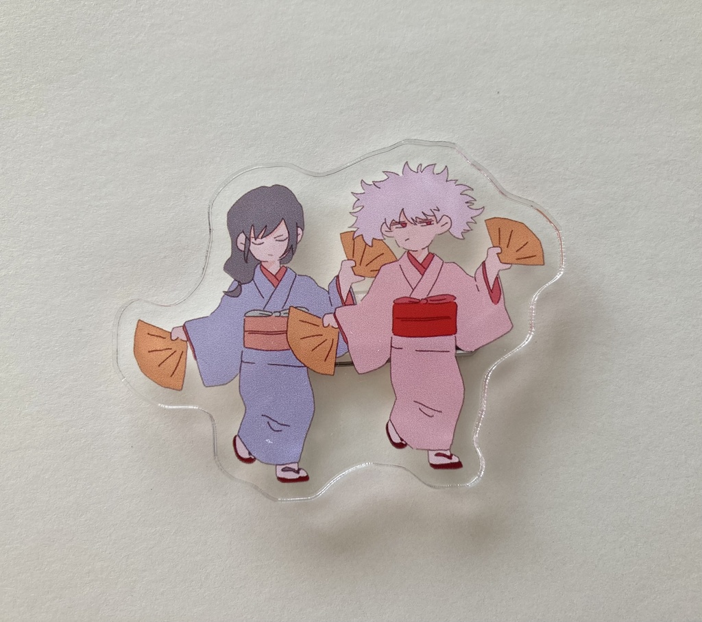 かまっ娘ツートップ☆アクリルバッジ