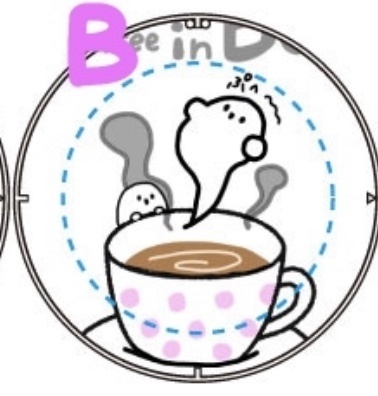 ぼいおばけ缶バッジ B