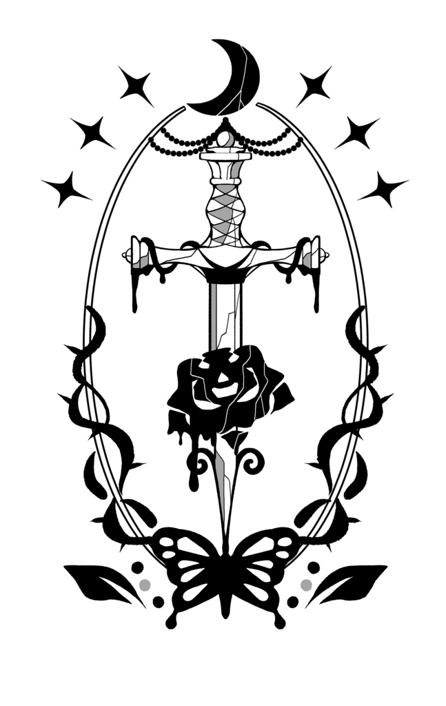 ロゴタトゥーシール