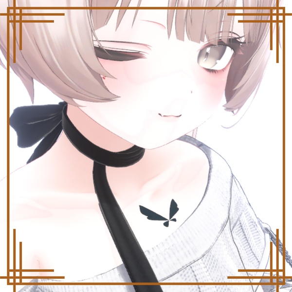 【3Dアクセサリー】蝶々のタトゥー 4色セット vol.1