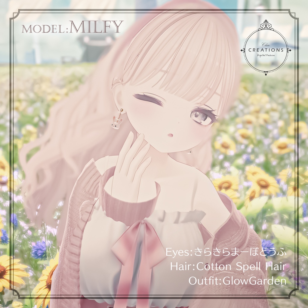 【無料版あり】꒰ა˚₊✧ AngelAnimalEarrings ✧₊˚໒꒱ エンジェルアニマルピアス【15アバター対応】