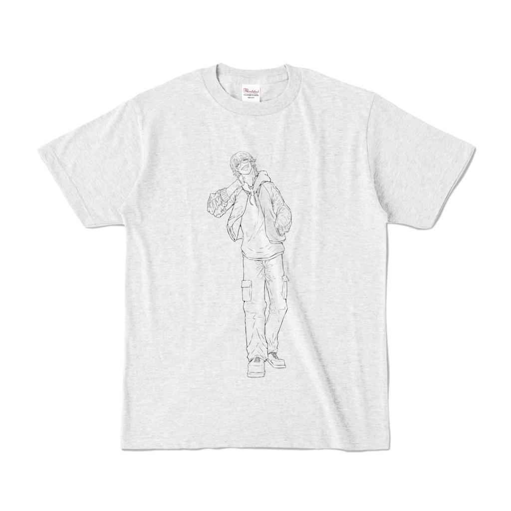 イラストTシャツ(アッシュ)