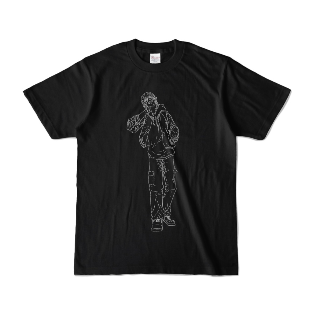 イラストTシャツ(ブラック)