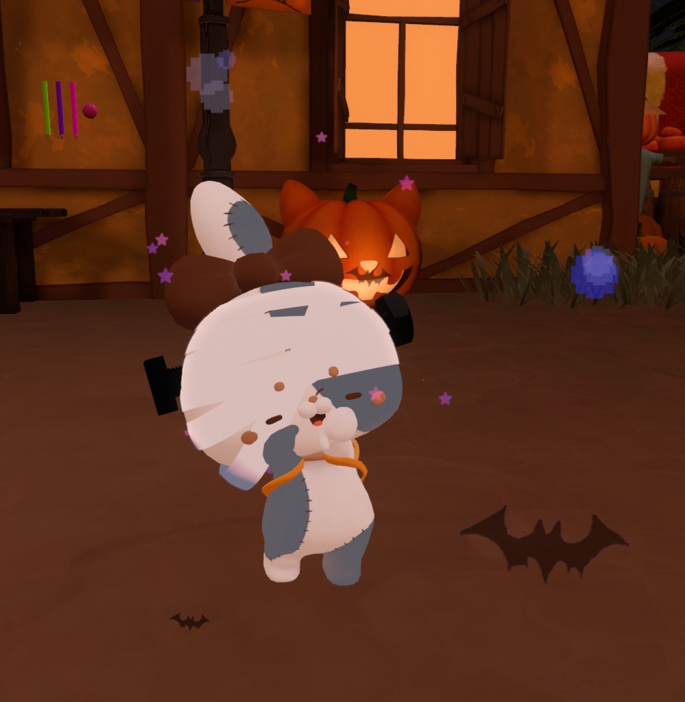 【無料】 ハロウィンぱたぱたパーティクル【VRC】【MA対応】