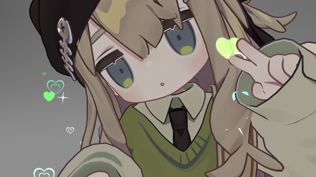 【MA対応】6色展開!ふんわりキラキラハートパーティクル【半額】