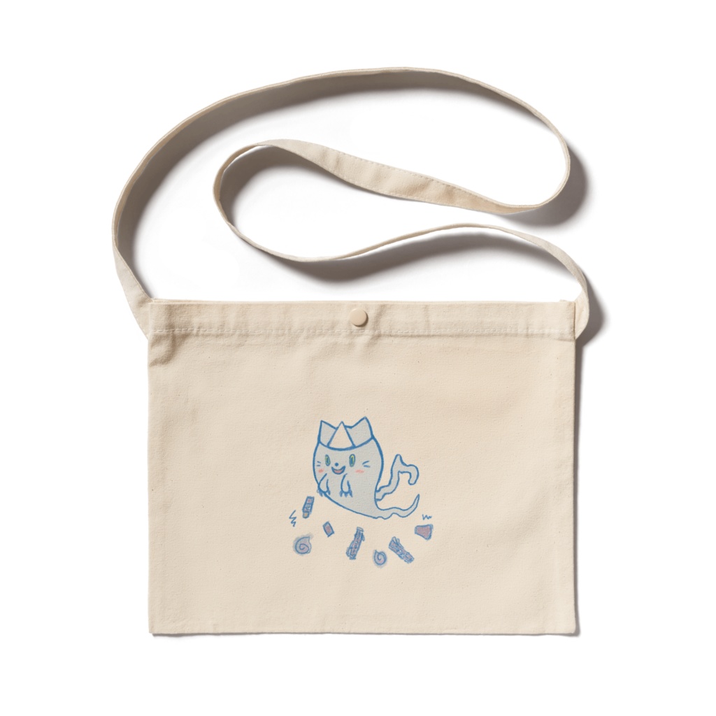 お化けネコサコッシュ文字なし