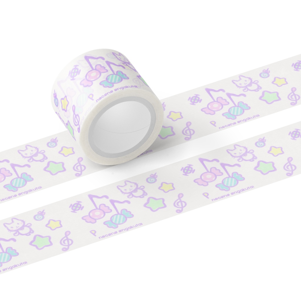 onpu candy with cat マスキングテープ