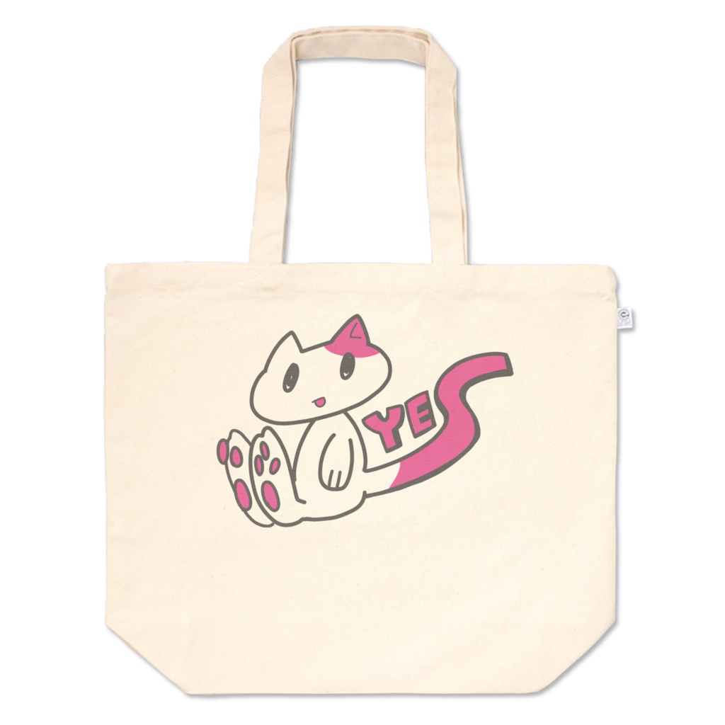 YES猫トートバッグ