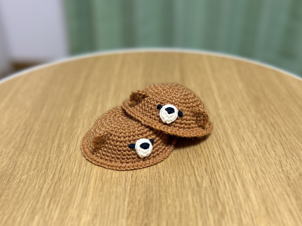 ぬいぐるみ用　くま帽子