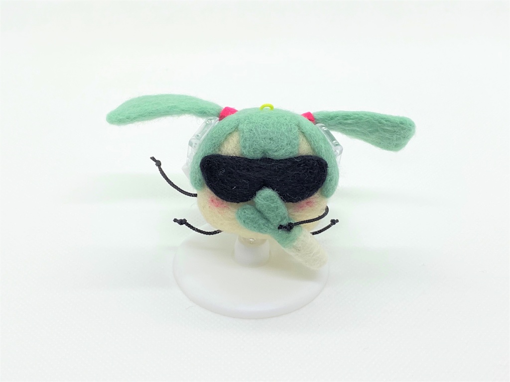 みくらっぷ星人ちゃん(羊毛フェルトマスコット)