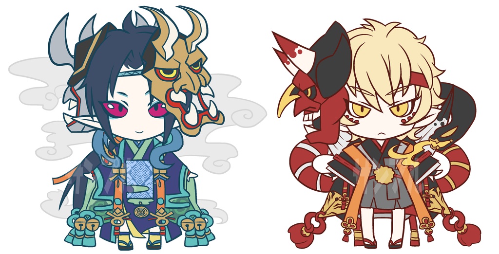 式神アクリルキーホルダー(受注生産)