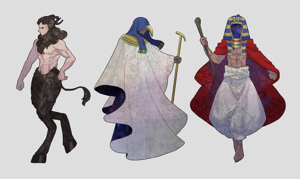 【無料】神話生物納屋素材セット