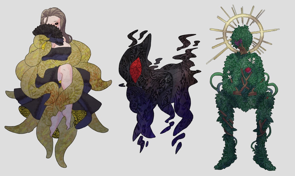 【無料】神話生物納屋素材セット