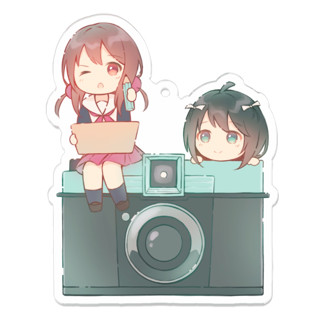 ぎんしお×放すと アクリルキーホルダー