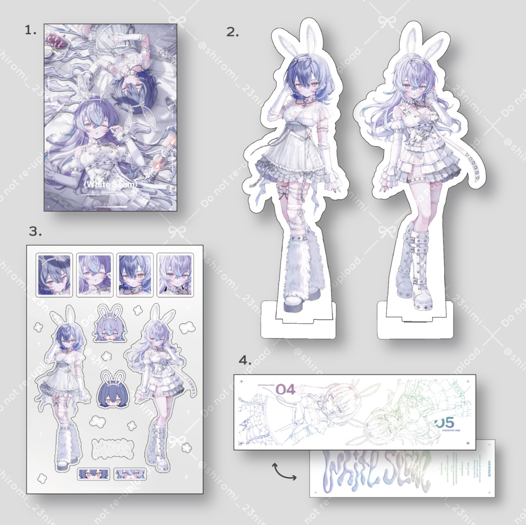 【にじそ11】「WhiteSeam」新刊セット【ドンタコ】