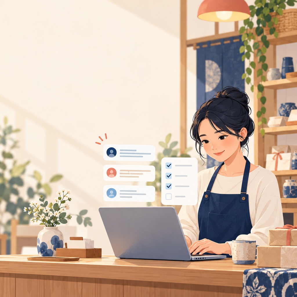 個人店の問い合わせ整理ノート【Excel・Googleスプレッドシート対応】