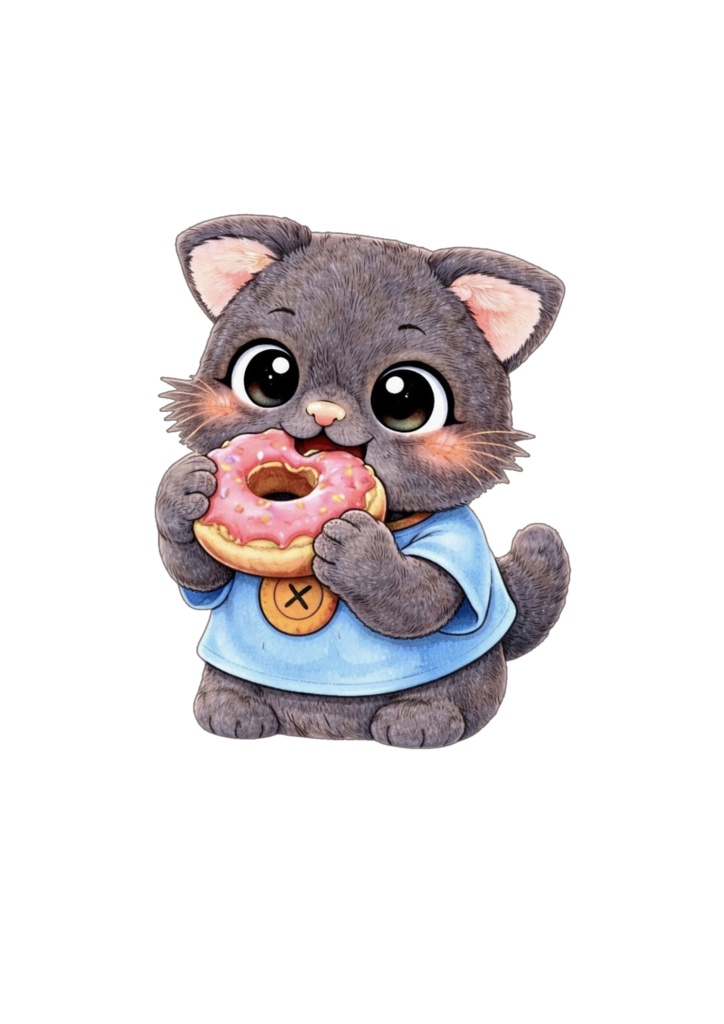 クロちゃんの塗り絵🐈‍⬛🐾