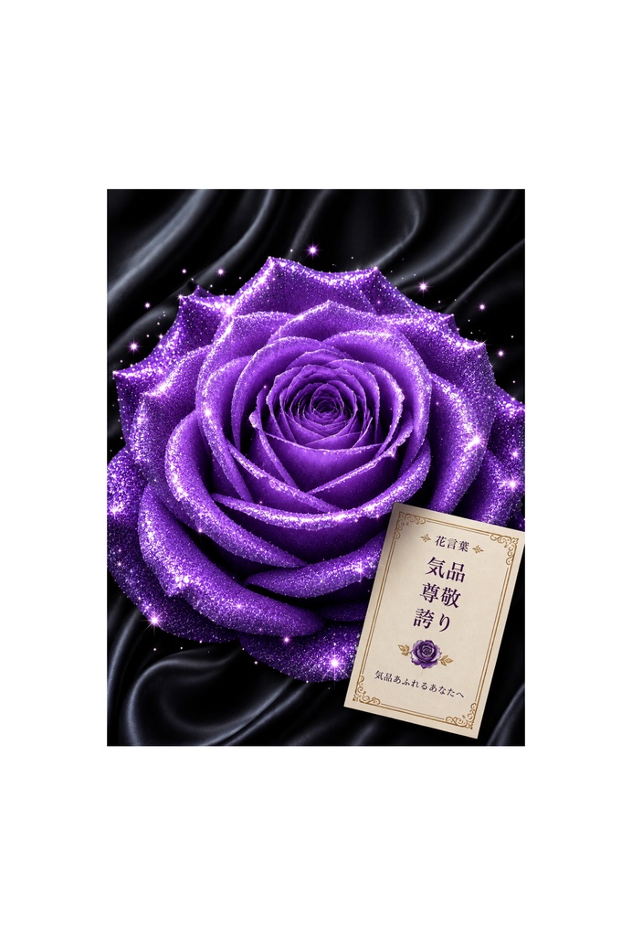 魅力的なバラ🌹ポストカード（7種）花言葉カードつき