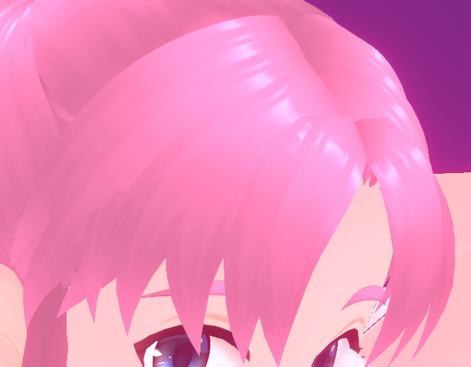 セティアの前髪
