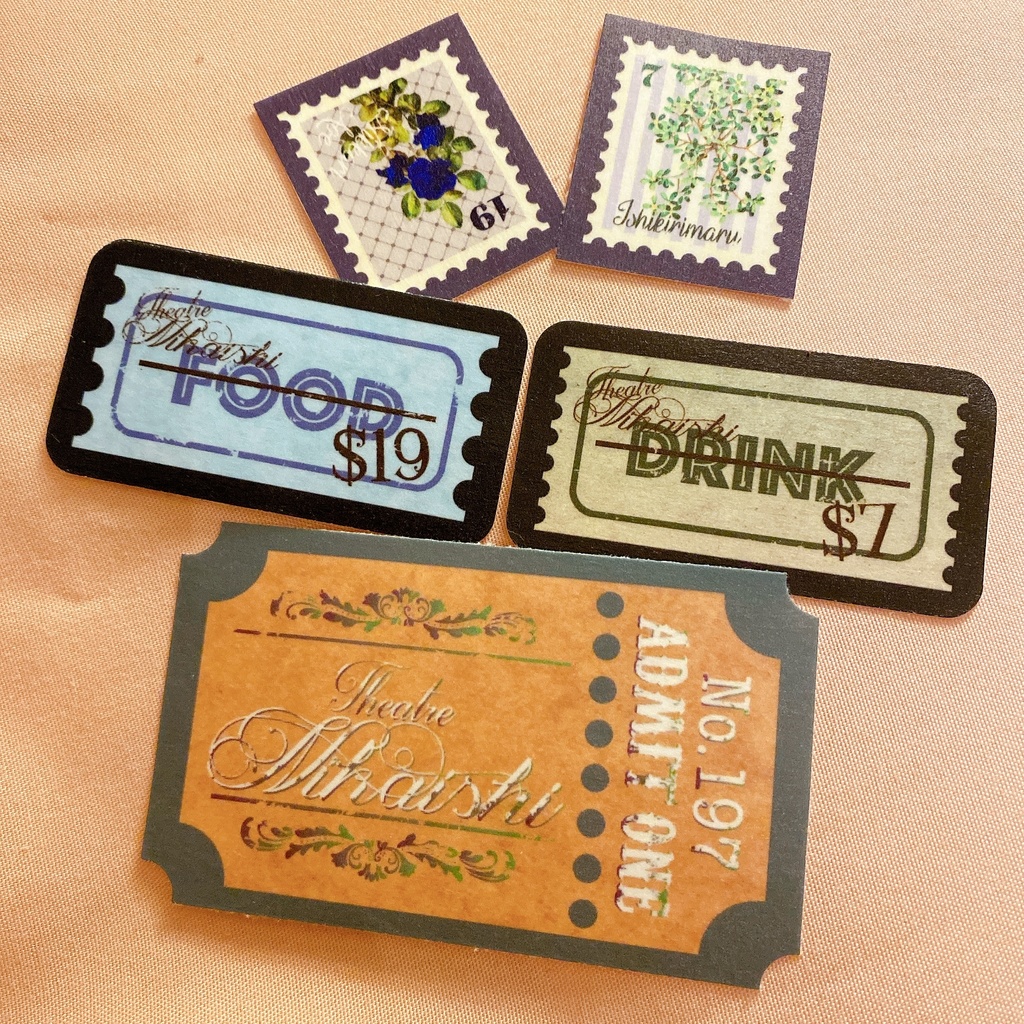 にか石概念ステッカーセット