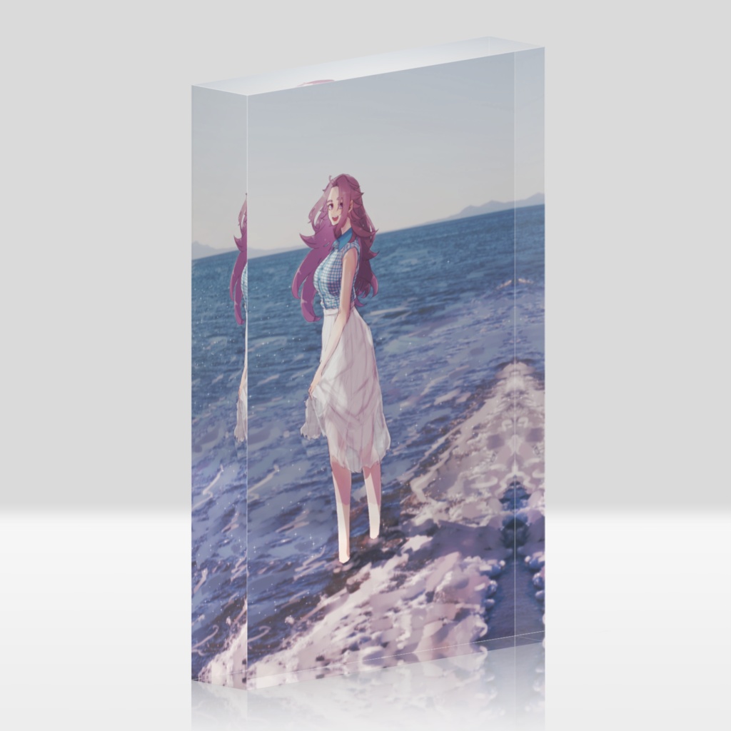 夏のお嬢さん隼鷹アクリルブロック