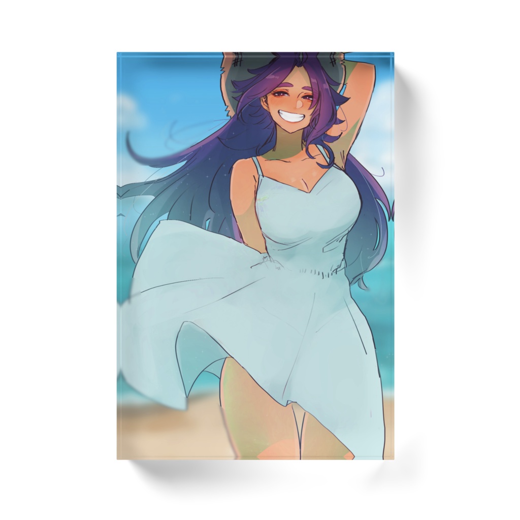 夏の隼鷹アクリルブロック