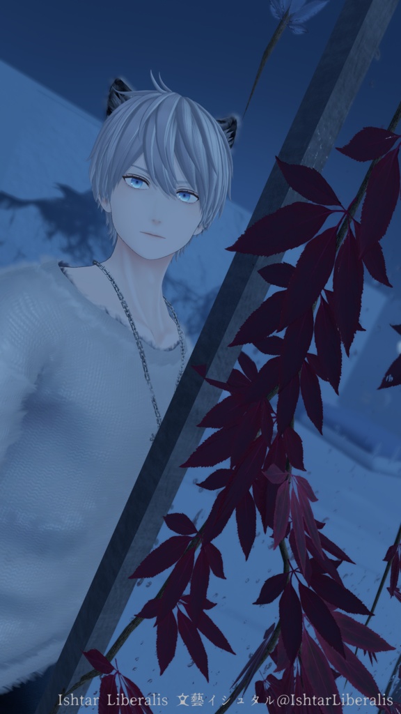 オリジナル3Dモデル「冬夜」