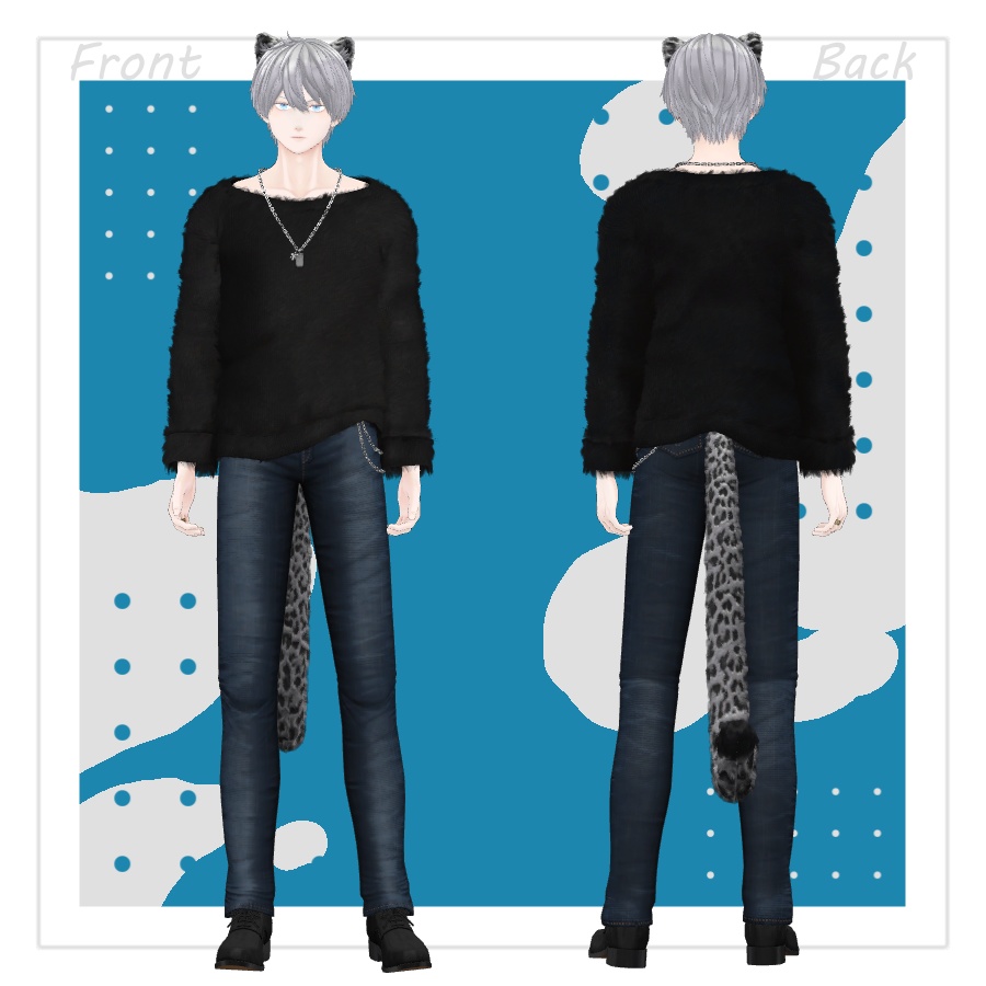 オリジナル3Dモデル「冬夜」