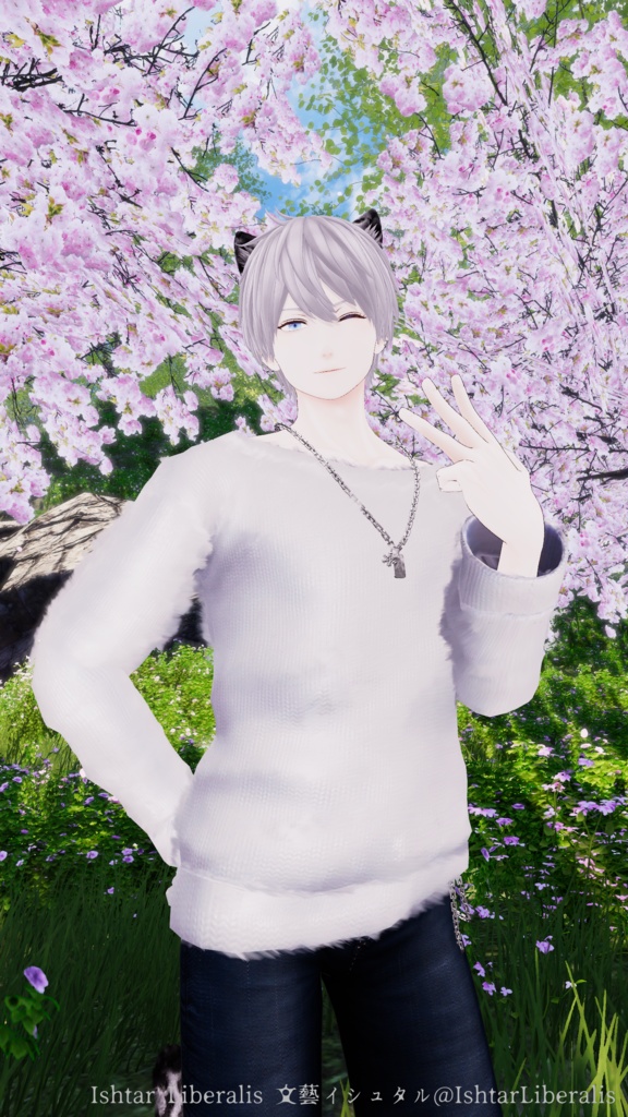 オリジナル3Dモデル「冬夜」