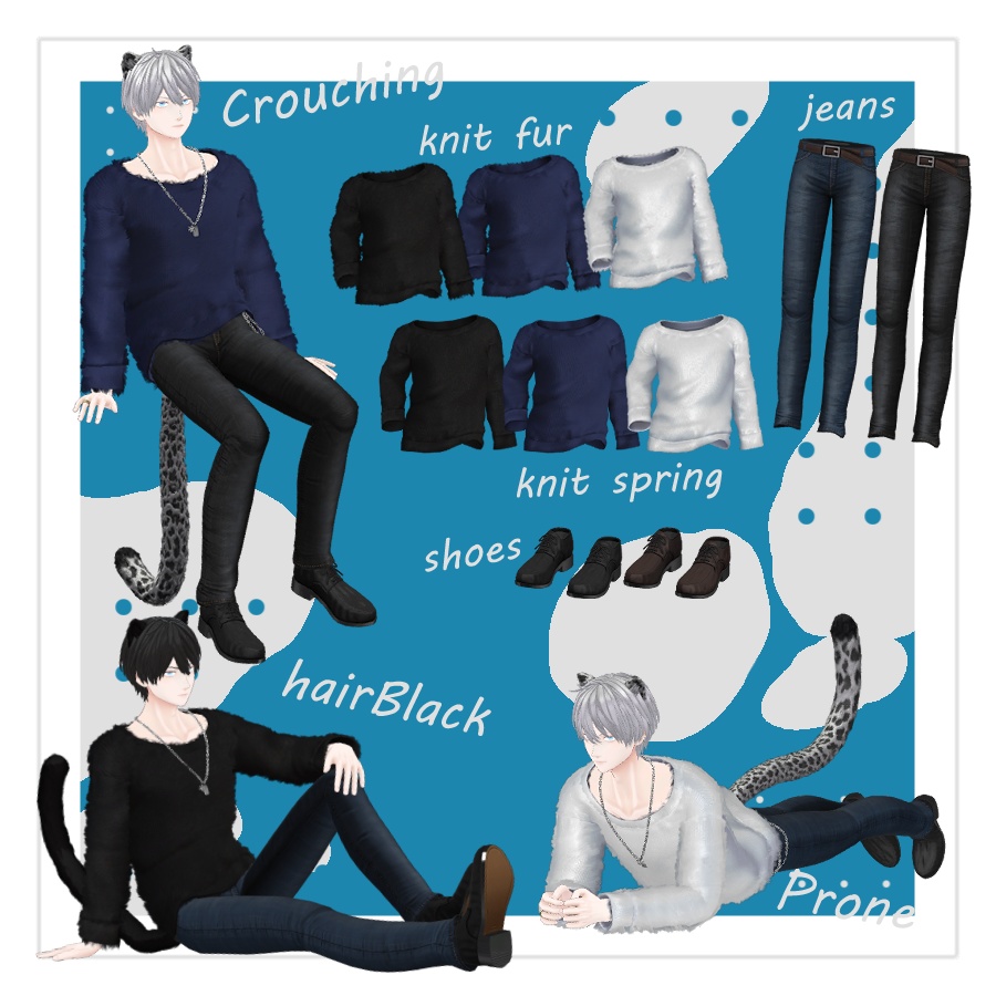 オリジナル3Dモデル「冬夜」