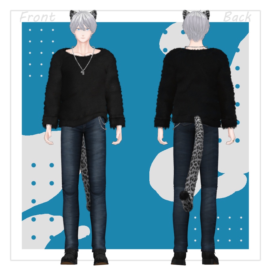 オリジナル3Dモデル「冬夜」